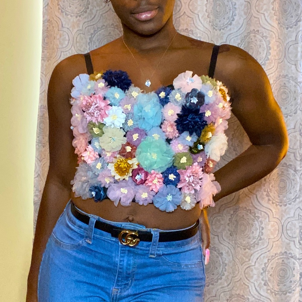 Floral Corset Top